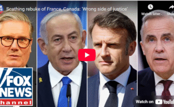 Scathing rebuke of France, Canada: 'Wrong side of justice'