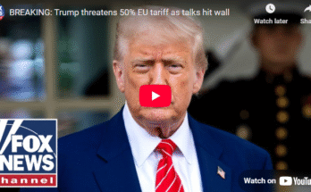 Trump Threatens 50% Tariff on EU Imports as Trade Talks Collapse