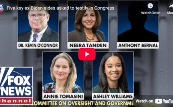 Five Key Ex-Biden Aides Summoned to Testify Before Congress