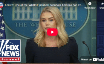 Leavitt: One of the 'WORST' political scandals America has ever seen