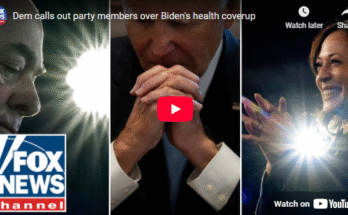 Democrat Lawmaker Calls Out Party Members Over Alleged Biden Health Cover-Up