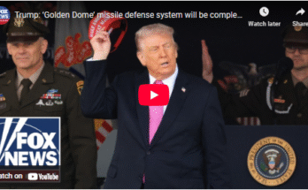 Trump: ‘Golden Dome’ Missile Defense System Will Be Completed This Term