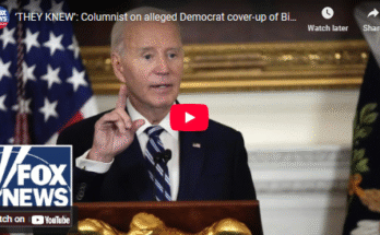 ‘THEY KNEW’: Columnist Alleges Democrat Cover-Up of Biden’s Decline