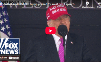 ‘WHAT A MESSAGE’: Trump Praised for West Point Speech