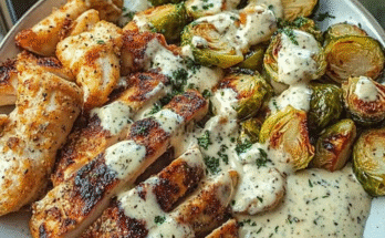 🔥🍯 Greek Garlic Chicken Alfredo Best Recipe!