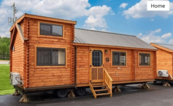 🧐😲Log Cabin built by Amish people! Their prices are just mind-blowing! $16,300 Check inside 👇
