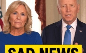 Joe Biden with tears in his eyes make the sad announcement