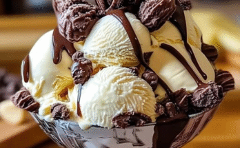 🍦💕 Homemade Moose Tracks Ice Cream 💕🍦